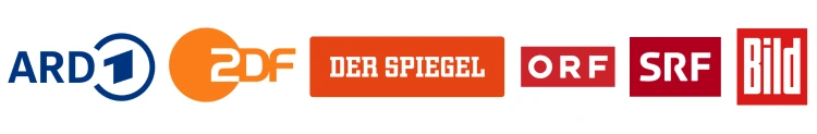 ARD, ZDF, Der Spiegel, ORF, SRF, Bild